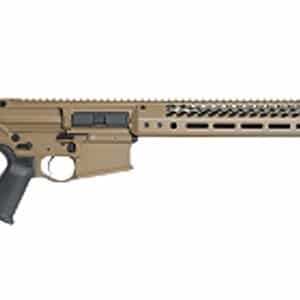 Seekins Precision SP10M 6.5 Creedmoor rifle with 22-inch black barrel and Flat Dark Earth stock