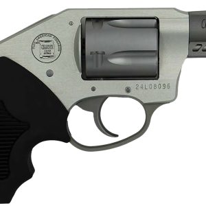 Charter Arms Off Duty Coyote .380 ACP 2 in ported stainless revolver with black rubber grips