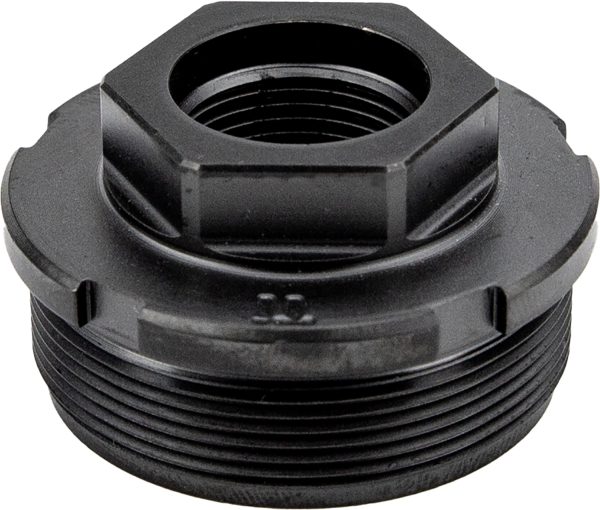 Kgm Suppressors A-DTA-T-3  Direct Thread Adapter Fits 3/4"x24 Titanium Nitride Black