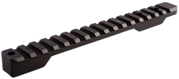 Talley PS0258160   Black Anodized Aluminum Picatinny Rail Mount Short Action