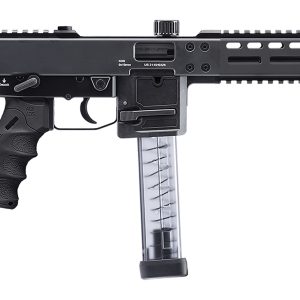 B&T KH9 Covert 9mm pistol in black with 6-inch barrel and folding grip