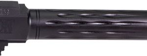 FAXON FITS GLOCK 19 BARREL 9MM - FLAME FLUTED THREADED BLK