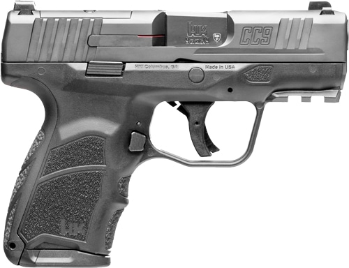Heckler & Koch CC9 9mm micro-compact pistol, 3.32 in barrel, optics-ready, black finish