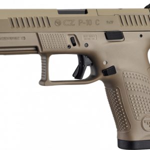 CZ-USA P-10 C 9mm compact pistol 4.02 inch barrel Flat Dark Earth polymer frame