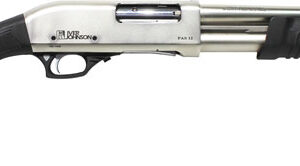 IVER JOHNSON PUMP 12GA. 3" - 18" CYLINDER SATIN NICKEL SYN