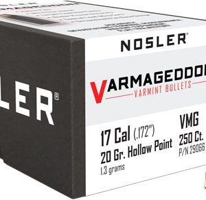 NOSLER BULLETS 17 CAL .172 - 20GR VARMAGEDDON FBHP 250CT