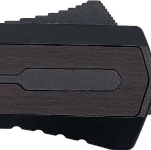 Zastava A7 OTF Knife - Tactical Black Wood | S35VN Dagger Blade