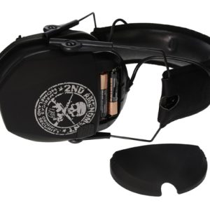 FREEDOM SERIES MUFFS - BLACK, NRR 23 DB, 2ND AMENDMENT