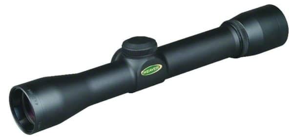 Weaver Classic Scout Rifle Scope - 4x28mm Dual-X Reticle Black Matte