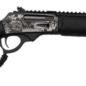 Rossi R95 TRIPLE BLACK 30-30WIN lever-action rifle with 16.5 inch threaded barrel in bourbon finish