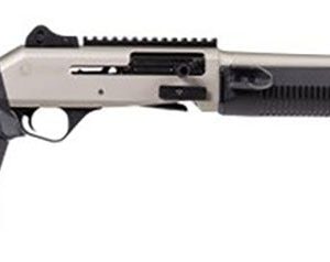 PANZER ARMS M4 SPEED MARINE 12G SHOTGUN 18.5" BBL NICKEL/BLACK FIXED SKELETON STOCK
