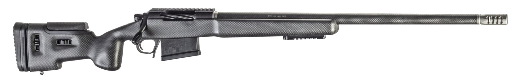 Christensen Arms TFM .338 Lapua Magnum 27 inch carbon-wrapped barrel bolt action rifle