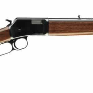 Browning BL-22 Micro Midas .22 LR lever-action rifle with polished blued finish and gloss walnut stock