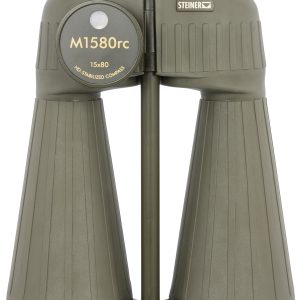 Steiner 2693 M1580 Reticle & Compass 15x80mm Range Finding Reticle Floating Prism Sports-Auto Focus, OD Green Makrolon w/Rubber Armor Features Compass
