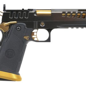 Watchtower Demolitia 1911 9mm black and gold PVD 5.0 inch barrel
