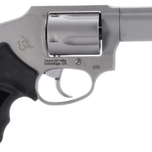 Taurus 850 .38 SPL 3-inch stainless revolver with black rubber grip