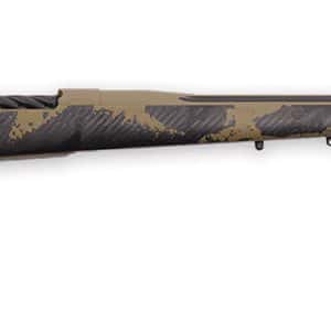 Weatherby Mark V Apex 7MM Backcountry 20-inch rifle with carbon fiber stock and FDE Cerakote