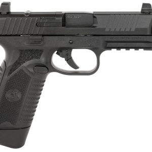 FN 545 MRD Comp .45 ACP pistol black polymer frame optic-ready compensated