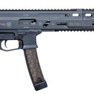 Grand Power Stribog SP9A1 9mm 16in threaded barrel black with Picatinny rail and polymer grip