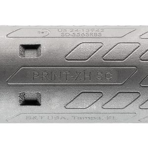 B&T Firearms SD-556SRBS-SC-TI Print-XH RBS SC  5.56 1.70" Gray Anodized Titanium