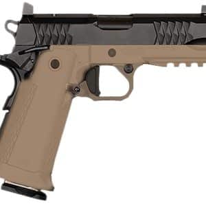 JACOB GREY FIREARMS TWC9EBB TWC9  9mm Luger 17+1 4.25" Black Bull Barrel, Black Optic Ready/Serrated Steel Slide, Battle Brown Aluminum Frame w/Beavertail & Picatinny Rail