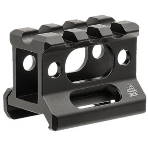 Leapers MTRSX1S Picatinny Riser  Matte Black Anodized Aluminum Picatinny/Weaver Mount