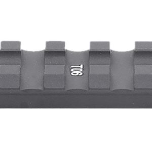 Leapers MTU030T22 Optic Mount  Matte Black Anodized Aluminum Aluminum