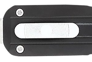 CobraTec Knives CTRPTBLKDAGNS Raptor  3.13" OTF Dagger Plain D2 Steel Blade, 4.50" Black Aluminum Handle