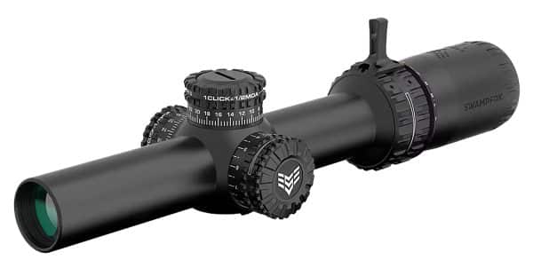 Swampfox Optics ARH11024-RL Arrowhead  Black 1-10x24mm 30mm Tube Guerrilla Dot MIL Red Reticle