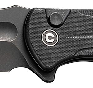 Civivi Knives C23053-1 Incindie  3.48" Folding Spear Point Plain Black Stonewashed 14C28N Steel Blade, Black Textured G10 Handle