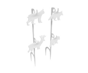 B/C 1/3 IPSC SILHOUETTE TARGET WHT