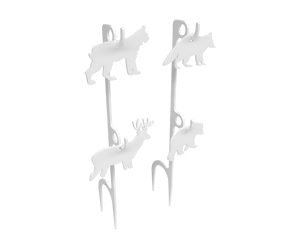 B/C 2/3 IPSC SILHOUETTE TARGET WHT