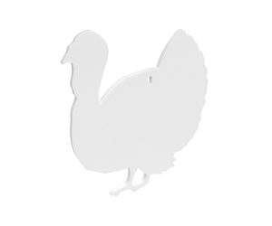 B/C AR500 3/8" SILHOUETTE TURKEY WHT