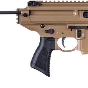 Sig Sauer MPX Copperhead 9mm pistol coyote tan 3.5 inch barrel with PCB brace
