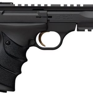 Browning Buck Mark Black Label URX .22 LR pistol with Picatinny rail and UFX overmolded grip