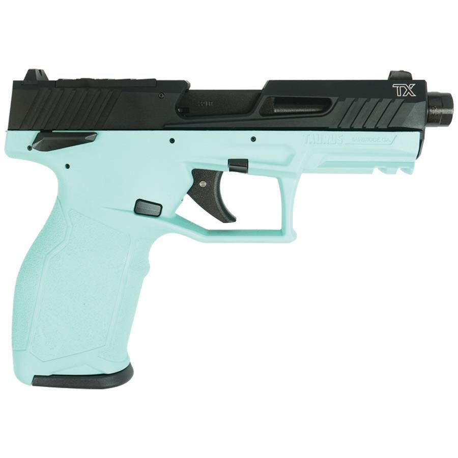 Https3A2F2Fmedia.chattanoogashooting.com2Fimages2Fproduct2FTX12TX22141C2Ftaurus2tx 22 22lr 4.6 Cyan Bk 1x16 1x22rds Toro Tx12tx22p141c 0003 Right