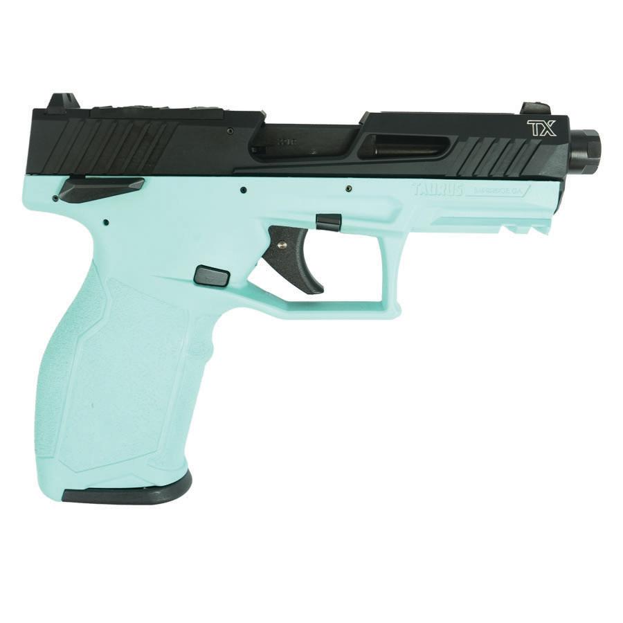 Https3A2F2Fmedia.chattanoogashooting.com2Fimages2Fproduct2FTX12TX22P141C2Ftaurus 2tx 22 22lr 4.6 Cyan Bk 2x10rds Tx12tx22141c10 0000 Right