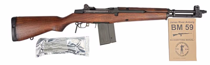JAMES RIVER ARMORY BM-62 TANKER 7.62X51 NEW BBL & NEW STEEL BILLET CUT RECEIVER, 1-20RD MAG