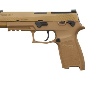 Sig Sauer M17 9mm coyote PVD 4.7 inch pistol with three 10-round magazines