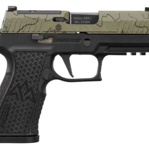 Sig Sauer P320 XTen Endure Comp 10mm Auto moss green slide black grip 3.8in barrel