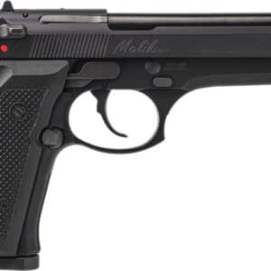 Derya Firearms MELIK9TR Melik  9mm Luger 17+1 4.90" Black Melonite Steel Barrel, Black Melonite Serrated Steel Slide,  Black Aluminum Frame, Black Polymer Grip
