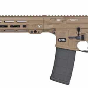 LWRC ICMKII rifle in Flat Dark Earth with 14.7-inch barrel in .223 REM/5.56 NATO