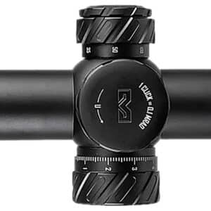 Meprolight MVO 3-18x44mm FFP rifle scope in matte black anodized finish