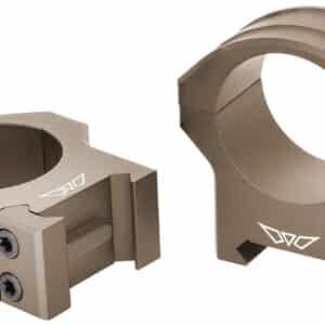 Warne HyperLite 8501TM 1-inch medium scope rings in Dark Earth Cerakote for Tikka rifles