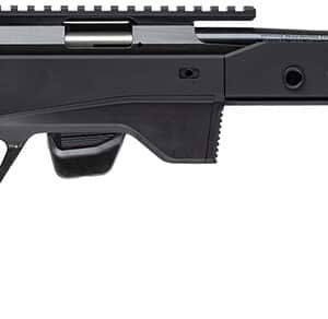 Tikka T1X .22 LR target rifle with 20-inch threaded barrel and adjustable aluminum chassis stock