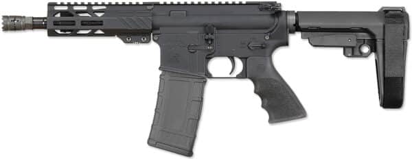 Rock River Arms BLK2132 LAR-15M  300 AAC Blackout 30+1 8" Black M-LOK Handguard, Black Aluminum Picatinny Rail Receiver, Black Polymer SB Tactical SBA3 Brace, Black Hogue Rubber Grip