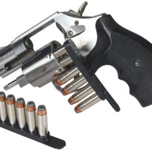 Bianchi 20054 Speed Strip  38/357 Cal Revolver 6rd Black Polymer 2 Per Pack