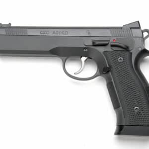 CZ-USA A01-LD 9mm pistol with 4.925 inch match-grade barrel and black finish