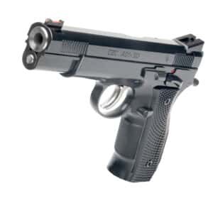 CZ-USA A01-SD 9mm semi-auto pistol with 4.925 inch match-grade barrel and black finish