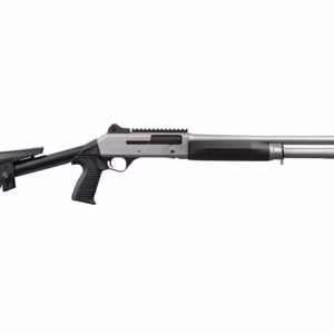 PANZER ARMS M4 TACTICAL MARINE 12G NICKEL W/ FIXED SKELETON STOCK